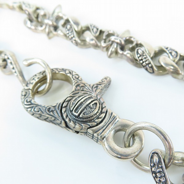 実際に弊社で買取させて頂いたROYAL ORDER/ロイヤルオーダー SV925 フレアモチーフ ウォレットチェーン