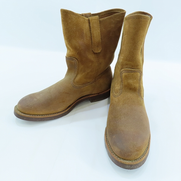 実際に弊社で買取させて頂いたRED WING/レッドウィング スウェードレザー ペコスブーツ 8188/8.5E