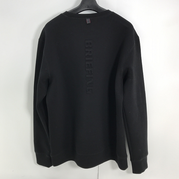 実際に弊社で買取させて頂いたBRIEFING/ブリーフィング ゴルフウェア スウェット WARM 3D LOGO CREW NECK クルーネックスウェット BRG213M49/Lの画像 1枚目