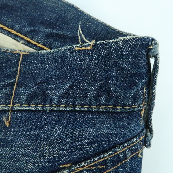 実際に弊社で買取させて頂いたLEVI'S/リーバイス 501XX 片面タブ/BIG E/隠しリベット 50s ヴィンテージ/ビンテージ デニムパンツの画像 4枚目