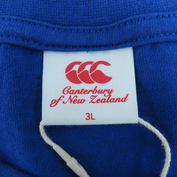実際に弊社で買取させて頂いた【未使用】CANTERBURY/カンタベリー ロングTシャツ/長袖 RA44118/3Lの画像 2枚目