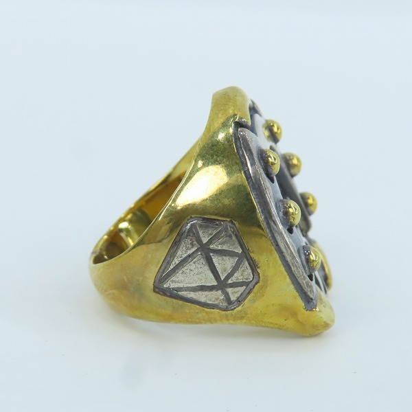 実際に弊社で買取させて頂いたGangsterville×galcia/ギャングスタービル×ガルシア Horse Shoe Trademark Ring/ホースシューリング/15.5号の画像 4枚目