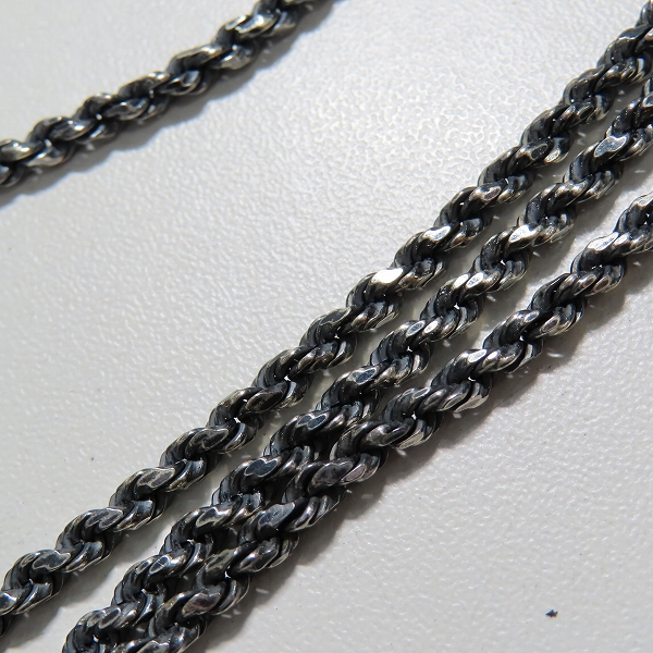 実際に弊社で買取させて頂いたGANGSTERVILLE×Galcia/ギャングスタービル×ガルシア SOMBRERO SKULLネックレス ペーパーチェーン/60cmの画像 7枚目