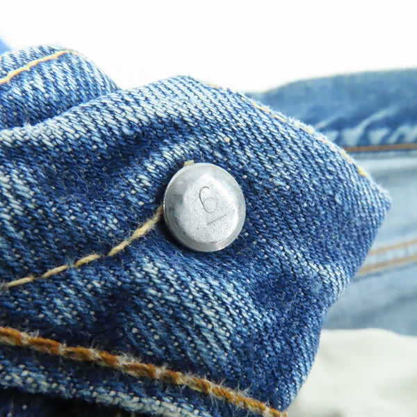 実際に弊社で買取させて頂いたLEVI'S/リーバイス ヴィンテージ 501 ボタン裏刻印6 ボタンフライ デニムパンツの画像 6枚目