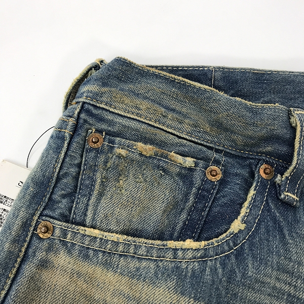 実際に弊社で買取させて頂いた【未使用】levi's vintage clothing/リーバイスヴィンテージクロージング 復刻  501xx デニムパンツ 66501-0055 W32L36の画像 8枚目
