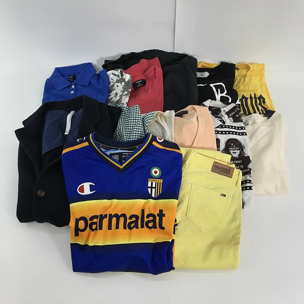 実際に弊社で買取させて頂いた【おまとめ】アーバンリサーチ/トミーヒルフィガー/チャンピオン 等 ジャケット/カラーパンツ/ユニフォーム/Tシャツ 他
