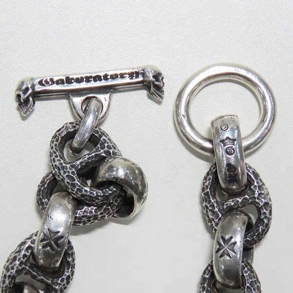 実際に弊社で買取させて頂いた【ギャラ付き】Gabor/ガボール 2ライオンヘッドリンクブレスレットの画像 4枚目