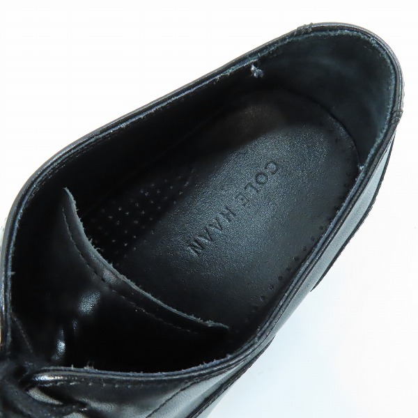 実際に弊社で買取させて頂いたCOLE HAAN/コールハーン レザーシューズ/革靴 ストレートチップ C12202/8Wの画像 4枚目