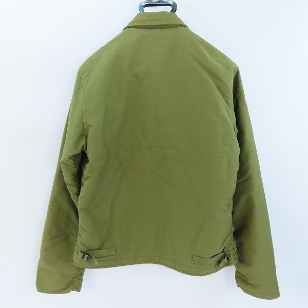 実際に弊社で買取させて頂いたKEATON CHASE/キートンチェイス R&VINTAGE/アールアンドヴィンテージ A-2 DECK JACKET/40の画像 1枚目