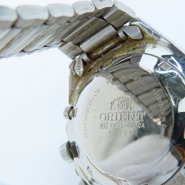 実際に弊社で買取させて頂いたORIENT/オリエント SK クリスタル デイデイト 自動巻き 腕時計 EMAL-COの画像 4枚目