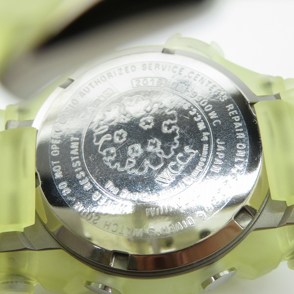 実際に弊社で買取させて頂いたG-SHOCK/Gショック FROGMAN/フロッグマン W.C.C.S サンゴ礁 DW-9900WC-7T【動作未確認】の画像 3枚目