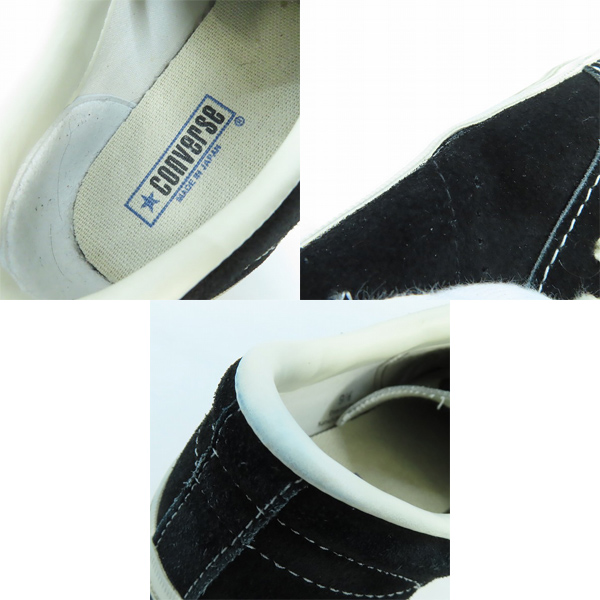実際に弊社で買取させて頂いたSOMA×Converse/ソーマ×コンバース One Star J VTG Suede TimeLine "Black/Grey" ワンスター スエード 35200610/28の画像 6枚目