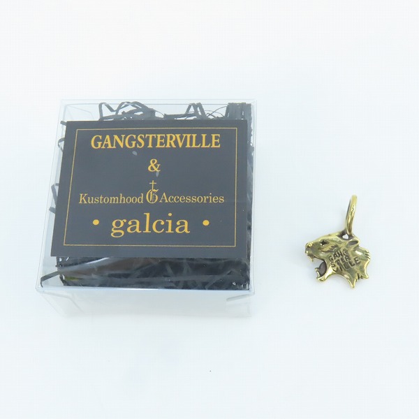 実際に弊社で買取させて頂いた(4)GANGSTERVILLE×Galcia/ギャングスタービル×ガルシア PANTHER ブラス/真鍮 ペンダントトップの画像 6枚目