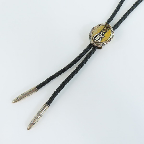 実際に弊社で買取させて頂いたGANGSTERVILLE×Galcia/ギャングスタービル×ガルシア G ループタイ/ボロタイ/ブラス/シルバー