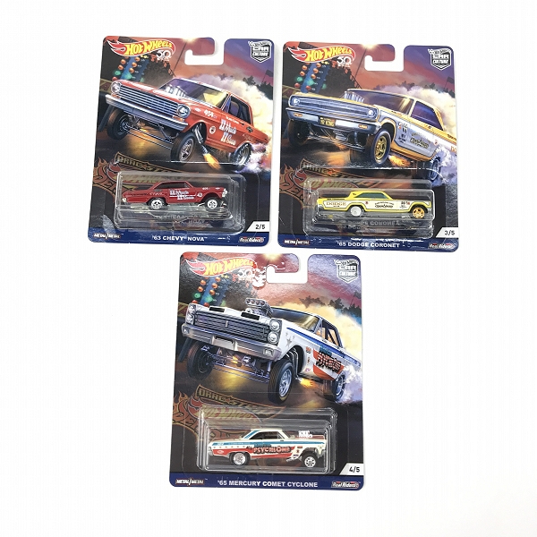 実際に弊社で買取させて頂いた【おまとめ/未開封】Hot Wheels/ホットウィール 1/64 2018 CAR CULTURE/カーカルチャー DRAGSTRIP DEMONSの画像 1枚目