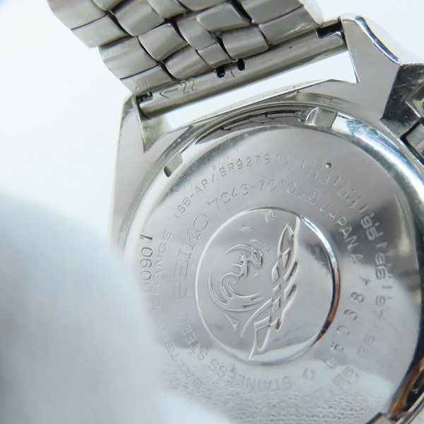 実際に弊社で買取させて頂いたSEIKO/セイコー ダイバー プロフェッショナル 200M 7C43-7010【動作未確認】の画像 4枚目