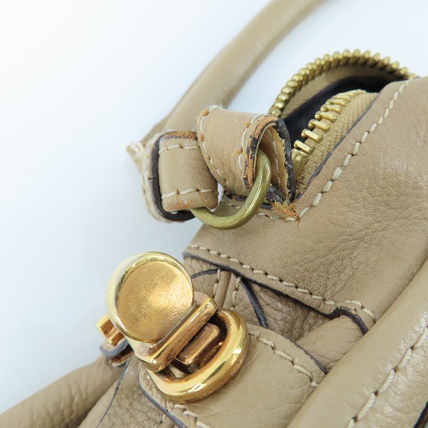 実際に弊社で買取させて頂いたChloe/クロエ パラティ 2WAY レザー ショルダーバッグ/ハンドバッグの画像 6枚目