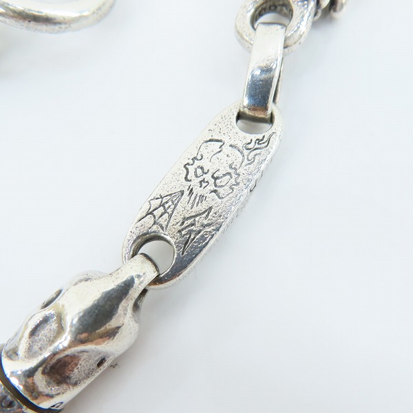 実際に弊社で買取させて頂いたTRAVIS WALKER/トラヴィスワーカー Hook 9 Meat links 2ガーゴイル ウォレットチェーン の画像 5枚目