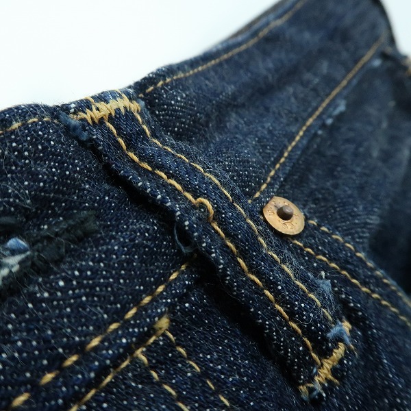 実際に弊社で買取させて頂いたTHE FLAT HEAD/フラットヘッド 10周年記念モデル デニムパンツ Lot.5100XX/30の画像 5枚目