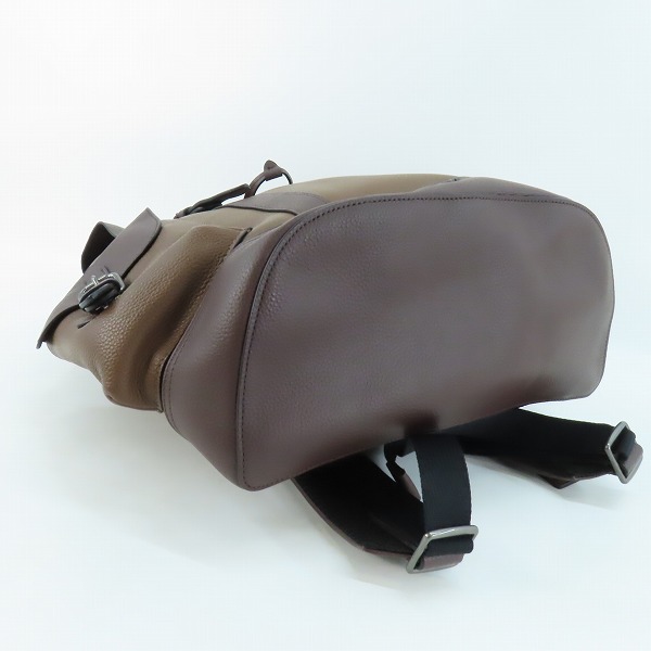 実際に弊社で買取させて頂いたCOACH/コーチ ハドソン カラーブロック バックパック リュックサック 89898の画像 2枚目