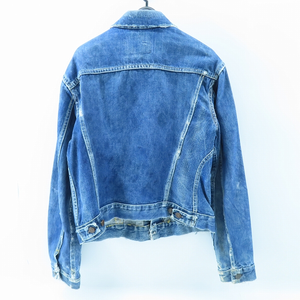 実際に弊社で買取させて頂いたLevi's/リーバイス ビッグE/ボタン裏刻印D デニムジャケット/ジージャンの画像 1枚目