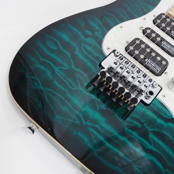 実際に弊社で買取させて頂いた★SCHECTER/シェクター ストラトシェイプ HSH コイルタップ搭載 日本製 エレキギター ギグケース付の画像 5枚目