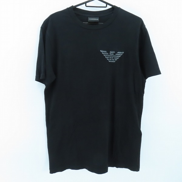 実際に弊社で買取させて頂いたEMPORIO ARMANI/エンポリオアルマーニ 胸ロゴ刺繍 半袖Tシャツ 7v1t91 1jsaz/S