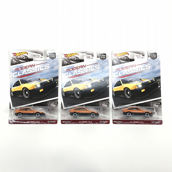 実際に弊社で買取させて頂いた【未開封】Hot Wheels/ホットウィール CLASSICS85 HONDA CR-X/HIGHER EDUCATION 3点セット