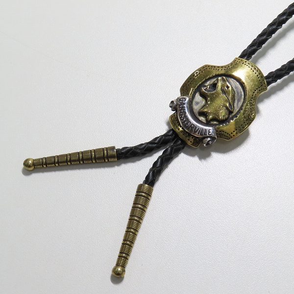 実際に弊社で買取させて頂いた(1)GANGSTERVILLE×Galcia/ギャングスタービル×ガルシア パンサー ボロタイ シルバー×真鍮