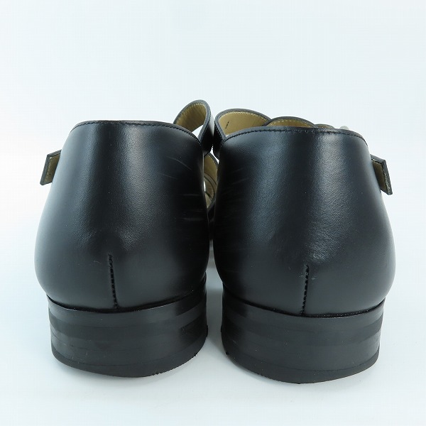 実際に弊社で買取させて頂いたPARABOOT/パラブーツ FERRET/フェレット レザー グルカサンダル ブラック/8の画像 1枚目