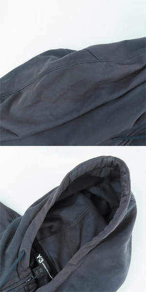 実際に弊社で買取させて頂いたY-3/ワイスリー adidas/アディダス×Yohji Yamamoto/ヨウジヤマモト ジップアップ パーカー DY7257/XXLの画像 9枚目