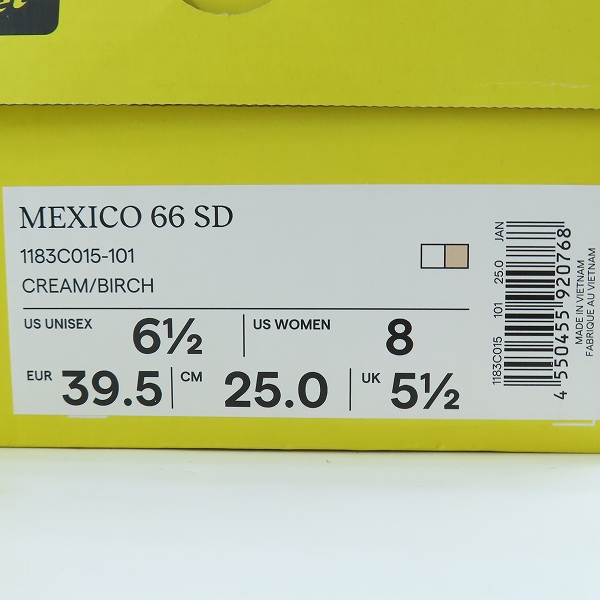 実際に弊社で買取させて頂いたONITSUKA TIGER/オニツカタイガー MEXICO 66 SD スニーカー 1183C015/25の画像 8枚目