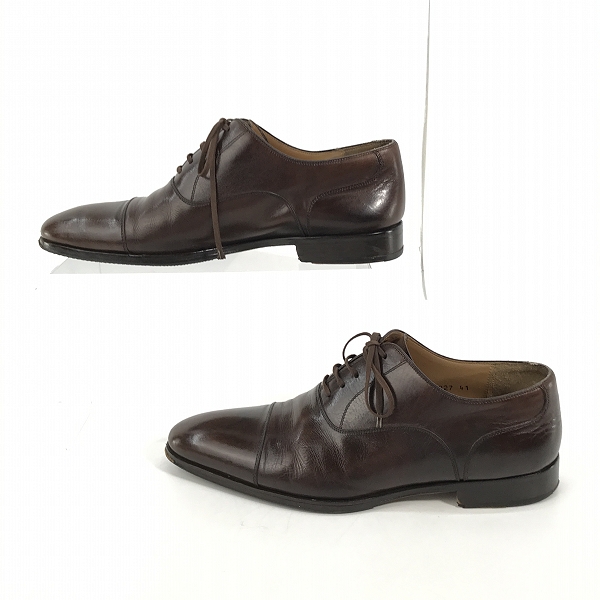 実際に弊社で買取させて頂いたMAGNANNI/マグナーニ プレーントゥ レザーシューズ 12227/41の画像 3枚目