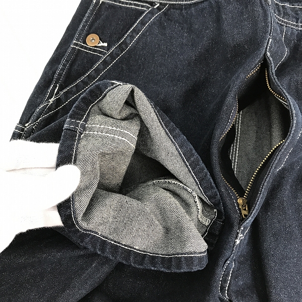 実際に弊社で買取させて頂いた【未使用】DICKIES/ディッキーズ デニム オーバーオール/サロペット ネイビー 1410-2781 /Lの画像 8枚目