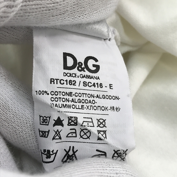実際に弊社で買取させて頂いたD&G/ディーアンドジー DOLCE&GABBANA/ドルチェ&ガッバーナ Lucy Ewing/ルーシーユーウィング Tシャツ RTC162/54の画像 5枚目