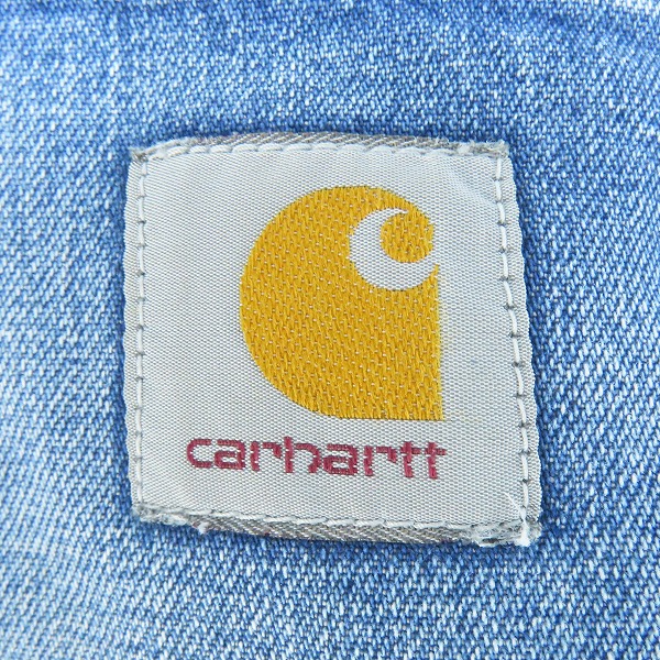 実際に弊社で買取させて頂いたCarhartt/カーハート RUCK SINGLE KNEE PANT デニム ペインターパンツ/32×32の画像 2枚目