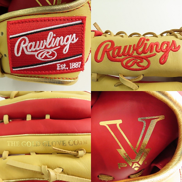 実際に弊社で買取させて頂いたRawlings/ローリングス HYPER TECH COLOR SYNC 軟式 外野手 グローブ GR4HTCY719の画像 5枚目