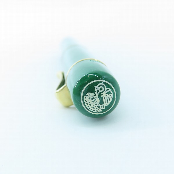 実際に弊社で買取させて頂いたPelikan/ペリカン 1935 LIMITED EDTION 4000本限定 グリーン 万年筆 ペン先 18K-750の画像 4枚目