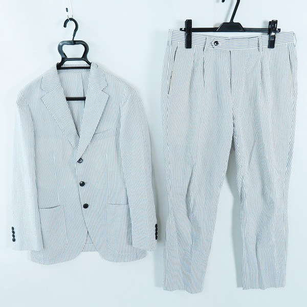 実際に弊社で買取させて頂いたTOMORROWLAND PILGRIM/トゥモローランド ピルグリム コットンシアサッカー ジャケット/パンツ セットアップ/46/48