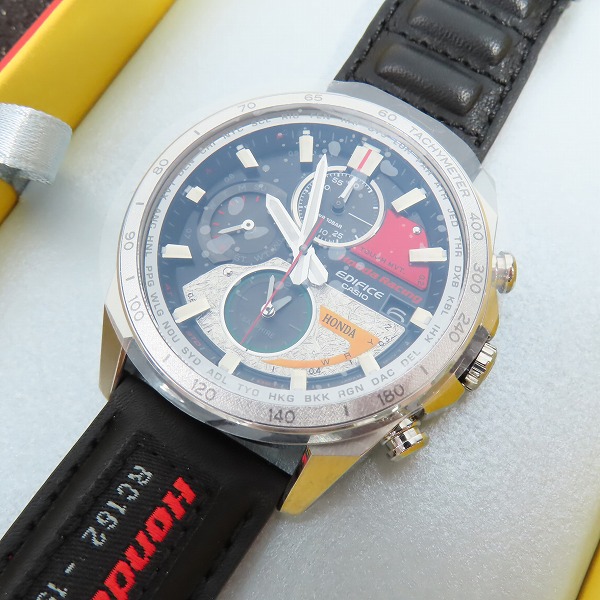 実際に弊社で買取させて頂いた【未使用】CASIO×EDIFICE/カシオ×エディフィス Honda Racing Limited Edition/ホンダレーシング 腕時計 EQW-A2000HR-1AJR