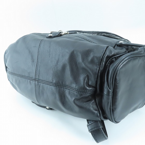 実際に弊社で買取させて頂いたHYSTERIC GLAMOUR/ヒステリックグラマー レザー 2way ショルダーバッグ リュック バックパック の画像 2枚目