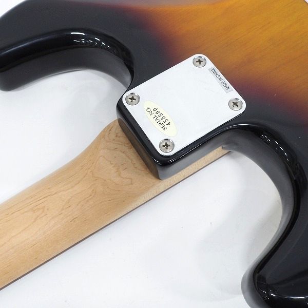 実際に弊社で買取させて頂いた★BUSKER'S/バスカーズ BSE/3TS ストラトキャスターType エレキギター ソフトケース付 の画像 8枚目