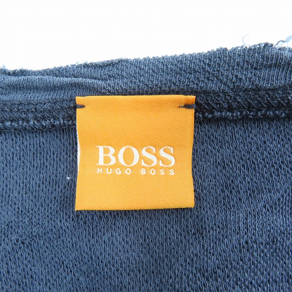 実際に弊社で買取させて頂いたHUGO BOSS/ヒューゴボス 長袖カットソー 襟ダメージ加工 10183982 XXXLの画像 2枚目