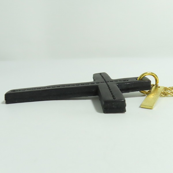 実際に弊社で買取させて頂いたMoonage Devilment/ムーンエイジデビルメント NE-レザーBIGクロスネックレス mac-0353の画像 3枚目