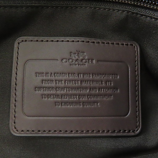 実際に弊社で買取させて頂いたCOACH/コーチ レザー 2WAY トートバッグ/ショルダーバッグ F71347の画像 4枚目