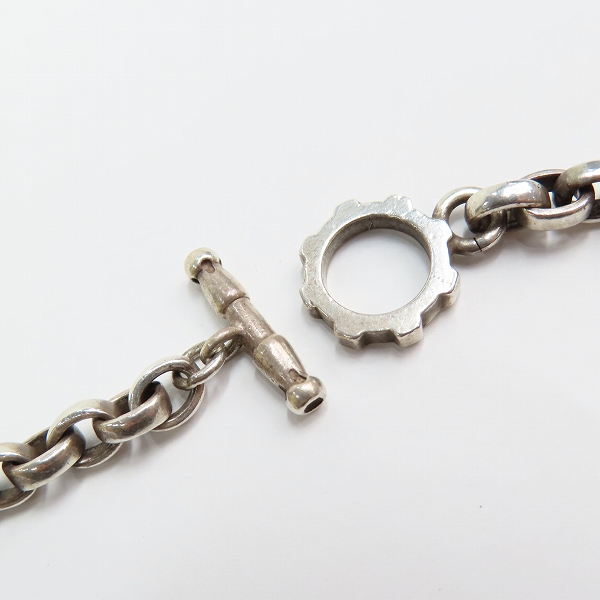 実際に弊社で買取させて頂いた【ギャラ付き】STARLINGEAR/スターリンギア スモール テクスチャーリンク ネックレスチェーンの画像 2枚目