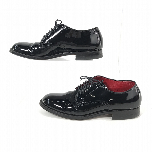 実際に弊社で買取させて頂いたAlden/オールデン PATENT MILITARY PLAIN TOE/パテントミリタリープレーントゥ 53670/8.5の画像 3枚目