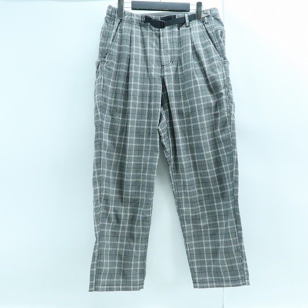 実際に弊社で買取させて頂いた(2)GRAMICCI/グラミチ BEAMS別注 チェック柄 ユーティリティパンツ グレー GMP-19F1183 /M