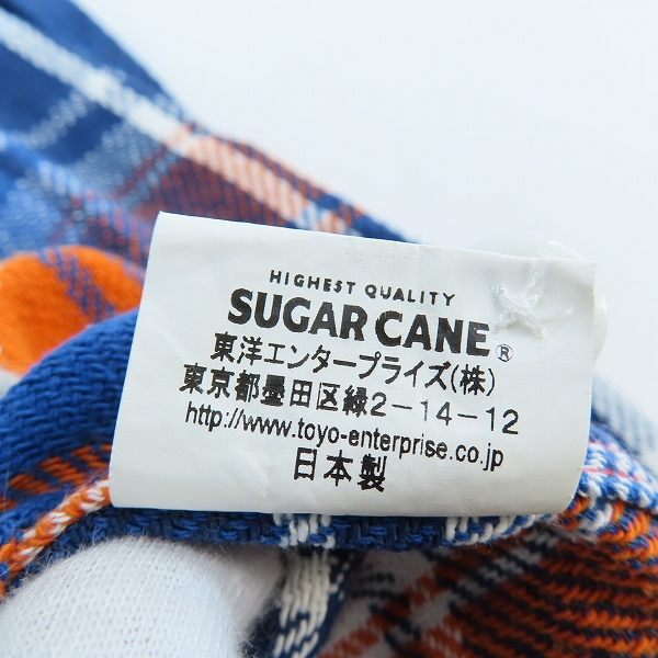 実際に弊社で買取させて頂いたSUGAR CANE/シュガーケーン チェック柄 ワークシャツ SC24708/Sの画像 5枚目