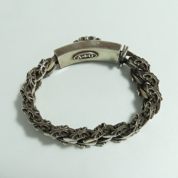 実際に弊社で買取させて頂いたA&G/エーアンドジー ファンシーチェーン リンクID ブレスレットの画像 5枚目